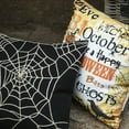 thumbnail image 2 of Halloween Holiday Collection Decorative Throw Pillow, 18" x 18", Happy Eve , 1 Pack, 2 of 4