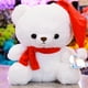 thumbnail image 2 of Pelucheria Peluche de osito navideño Blanco 28 cm, 2 of 4