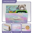 thumbnail image 2 of Sorbus 2 Drawer Bedside Nightstand End Table Bedroom Dresser, Pastel Colors Tie-Dye Sparkle, 2 of 7