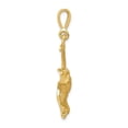 thumbnail image 6 of 14k Yellow Gold Monkey Charm Pendant, 6 of 7