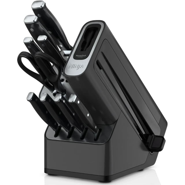 Juego de cuchillos Ninja NeverDull Essential de 10 piezas con afilador