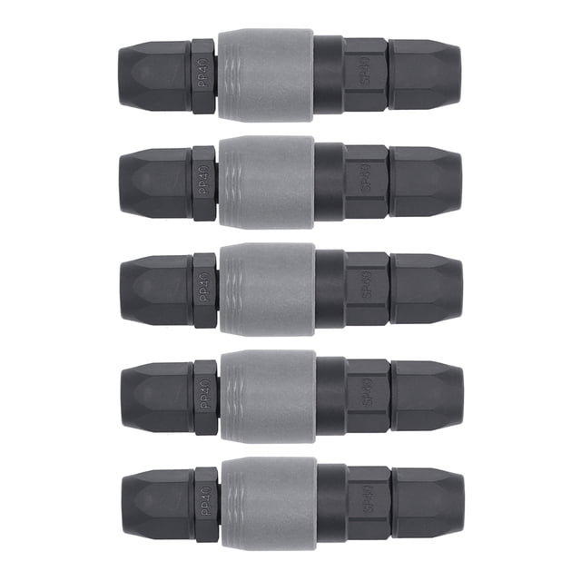 Pneumatic Quick Connector, Self Locking C Type Pneumatic Hose Plug Socket Plastic Steel Tight Buckle For Duct SP+PP-20,SP+PP-30,SP+PP-40