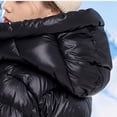 thumbnail image 6 of MXIEZI Kids Toddler Boys Girls Winter Down Outerwear Coat Long Sleeve Hooded Puffer Jackets Light Weight Water Resistant Packable Padded Coat 5-16T, 6 of 9