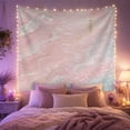 thumbnail image 2 of Ocean Waves Fluid with Evoking Marble Textures Flowing, Mystical Fantasy for Space Lovers, Galaxy Room Decor, Housewarming Gift, Tapestry Wall Hanging for Bedroom and Dorm, 2 of 7