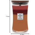thumbnail image 3 of WoodWick Large Hourglass Candle Autumn Harvest Trilogy 21.5 oz, 3 of 3