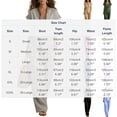 thumbnail image 4 of VBVC Women's Wrap Tie 2 Piece Work Set,Short Sleeve Top and Wide Leg Pants For Women, Ladies' Breathable Summer Loungewear With Pockets,Light Blue,S-3XL, 4 of 8