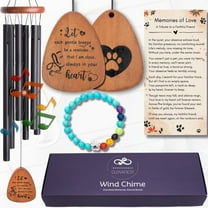 Dog Memorial Gifts for Loss of Dog, Pet Memorial Wind Chime, Loss of Dog Sympathy Gift, Rainbow Bridge, Pet Memorial Gifts for Dogs, Remembrance, Bereavement Memory Gifts Dogs