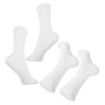thumbnail image 3 of 4 Pcs Realistic Female Foot Mannequin For Socks Display And Jewelry Showcasing For Photography Props White Plastic Model For Women, 3 of 6