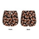 thumbnail image 3 of Balery Brown Football On Black Pantalones cortos deportivos para mujer con forro y dos bolsillos, elásticos, para entrenamiento, gimnasio, yoga-Small, 3 of 7