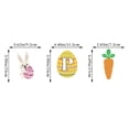 thumbnail image 3 of BotaniNest Easter Themed Party Banner With Easter Eggs Rabbits Carrots And Banners, 3 of 6
