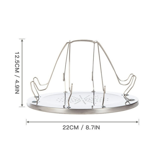 Grille-pain Pliant Réchaud de Camping Grille-Pain en Acier Inoxydable Grille-Pain 4 Tranches Grille-Pain Portable Extérieur pour Camping Randonnée Pique-Nique BBQ