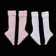 thumbnail image 1 of 2 pares de Calcetines de tobillera Yotijar para muñeca 1/4 rosa y blanco, 1 of 10