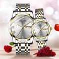 thumbnail image 3 of Reloj de moda para mujer Reloj de pareja Reloj sencillo para mujer Reloj de cuarzo de moda para hombre, 3 of 6