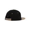 thumbnail image 3 of Youth Blank Two-Tone Snapback Hat - Black/Beige, 3 of 3