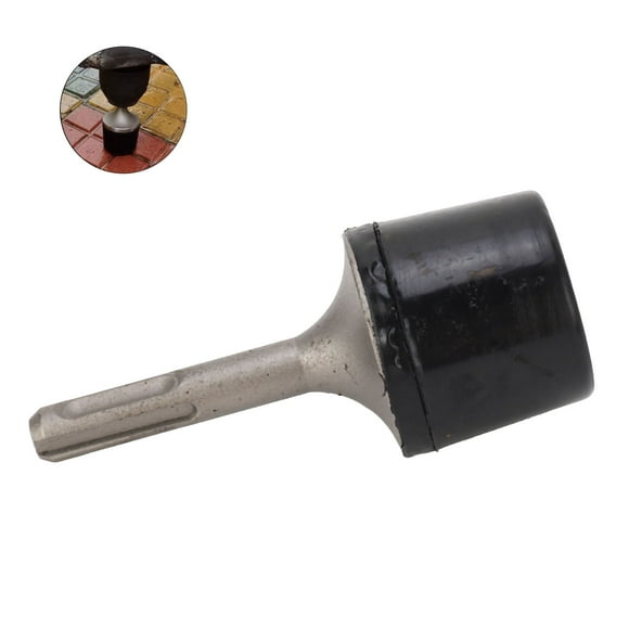 Rubber Power Hammer, 40CR Round Shank Electric Drill Hammer Soft Texture Easy Installation for Water Pipe Discharge