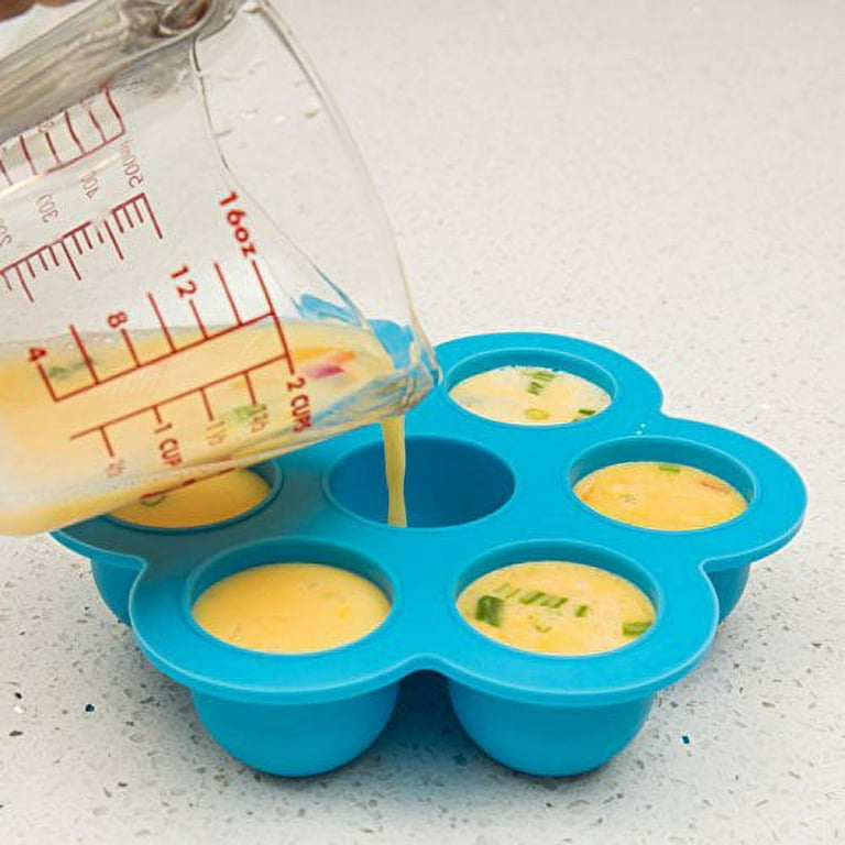 Rebrilliant Barnes 7-Cup Non-Stick Silicone Egg Bites Mold (Set of 2) Rebrilliant