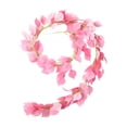 thumbnail image 1 of simhoa Artificial Vine Fake Eucalyptus Garland Hanging Decor for Wedding Chair Pointed Pointed Pink, 1 of 8