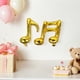 thumbnail image 5 of GOOHOCHY 30 globos de aluminio con notas musicales: decoración para fiestas de conciertos y cumpleaños con temática de bandas. Globos inflables con notas musicales para eventos musicales., 5 of 8