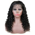 thumbnail image 5 of SUCS Lace Front Human Hair Wigs Deep Wave Pre Plucked 150% Density Remy Deep Curly, 5 of 5