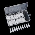 thumbnail image 1 of 100pcs Coffin Nails Long Fake Nails - Clear Acrylic Nails, 1 of 5