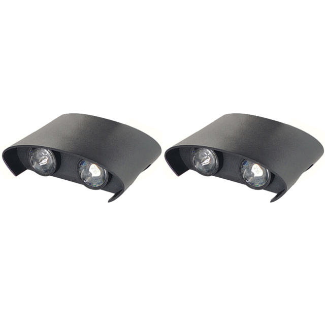 Lámpara Apliques Pared para Exteriores 4W IP65 Moderna LED Impermeable Hacia Y Abajo