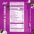 thumbnail image 2 of Alani Nu Protein Shake, Cookies & Cream, 12 fl oz, Bottle, 30g Protein, Gluten Free, 2 of 7