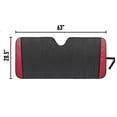 thumbnail image 2 of Genuine Dickies Red Carbon Fiber Accordion Sunshade, 41408WDI, 2 of 10