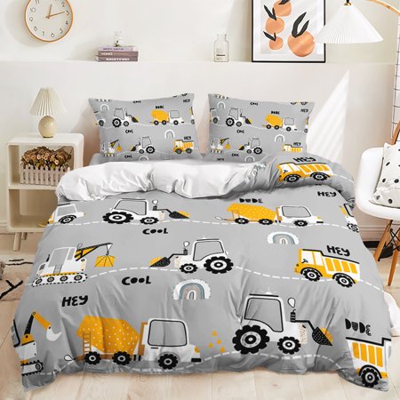 Hosima 3 Piece 3D Digital Printed Duvet Cover Full Size Bedroom Decorative Bedding Set,DEX52-Full
