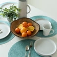 thumbnail image 5 of Mainstays Lava Polyester Round Table Placemat Teal 15" Round, 5 of 7