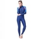 thumbnail image 3 of Trajes de neopreno Traje de buceo de cuerpo completo Pantalones largos de manga larga con cremallera trasera Traje de surf engrosado Transpirable Deportes Buceo Skins Mujer Negro S 3MM AweSitey OD003705-09, 3 of 7