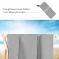 thumbnail image 5 of PiccoCasa Microfiber fast-drying Sand Free Beach Travel Towel 30"x60" Light Grey, 5 of 7