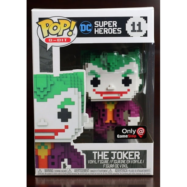 The Joker - DC Super Heroes Funko 8-Bit Pop! Vinyl Figure #11 GameStop Exclusive The Joker - DC Super Heroes Funko 8-Bit Pop! Vinyl Figure #11 GameStop Exclusive
