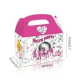 thumbnail image 6 of 24 Pack 80s 90s Party Favor Boxes, Radio Gift Treat Bags, Disco Gable Boxes for Birthday Decorations Supplies Favors,Dessert Candy Goodies Bulk Pink&Black Box, 6 of 7