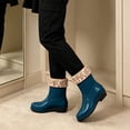 thumbnail image 5 of OKBOP Waterproof and Warm rain boots for women waterproof Pull-On Winter Ankle-High Waterproof Flat Heel, 5 of 5