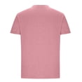 thumbnail image 5 of Vornjynx Boys Short Sleeve T-Shirt Crew Neck with Pocket Short Sleeve Casual Summer Comfort Tee Pink Size 10, 5 of 8