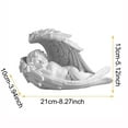 thumbnail image 3 of YATLTE Cherub Sculpture Baby, Angel Cherub Sleeping Angel Figure Resin Angel Sculpture, Statue Desktop Ornaments for Wedding Birthday Party Desktop Decoration, 3 of 7
