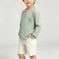 thumbnail image 6 of JFOPQVSM Toddler Long Sleeved Cotton T Shirt Trendy Loose Fit for Girls and Boys Base Layer All Year Round (2-14Y), 6 of 7