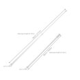 thumbnail image 2 of OUNONA Tension Rods For Cupboards Tension Rod Iron White 1Pcs 40-70cm Multi Functional Load Bearing, 2 of 8