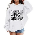 thumbnail image 4 of MUXiin Big Sister Matching Outfits Baby Girl Winter Long Sleeve with Pockets Long Sleeve T-Shirt Toddler Sweatshirt Fall Clothes, 4 of 4