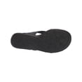 thumbnail image 4 of COMFORT WAVE EASY STREET Womens Black Padded Perforated Goring Claudia Open Toe Wedge Slip On Slingback Sandal 7.5 W, 4 of 4