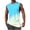 Light Blue#1, variant on cocolona Mens Loose Tank Tops Summer Sleeveless Crew Neck Gym Workout Muscle T-shirts Vacation Beach Gradient Print Tees