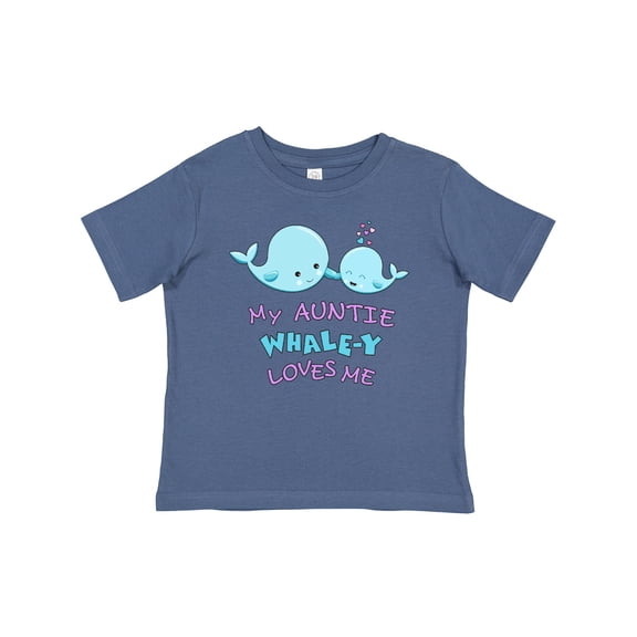 Inktastic My Auntie Whale-y Loves Me Boys or Girls Baby T-Shirt