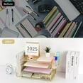 thumbnail image 2 of Desk Organizers and Accessories with File Holder, Desk Accessories & Workspace Organizers with Drawer and  Pen Holder, Paper Organizer for Office Supplies, 2 of 7