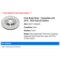 thumbnail image 2 of Front Brake Rotor - Compatible with 2018 - 2024 Audi A5 Quattro 2019 2020 2021 2022 2023, 2 of 2