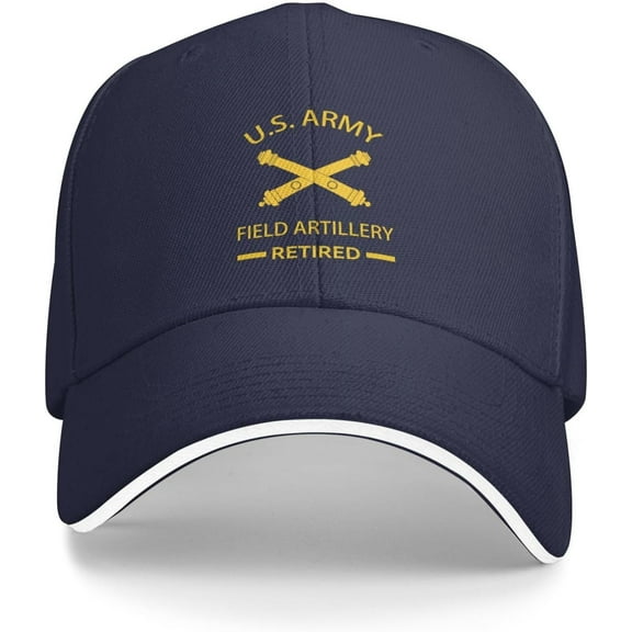 Us Army Field Artillery Retired Baseball Cap Casquette Outdoor Trucker Hats Custom
