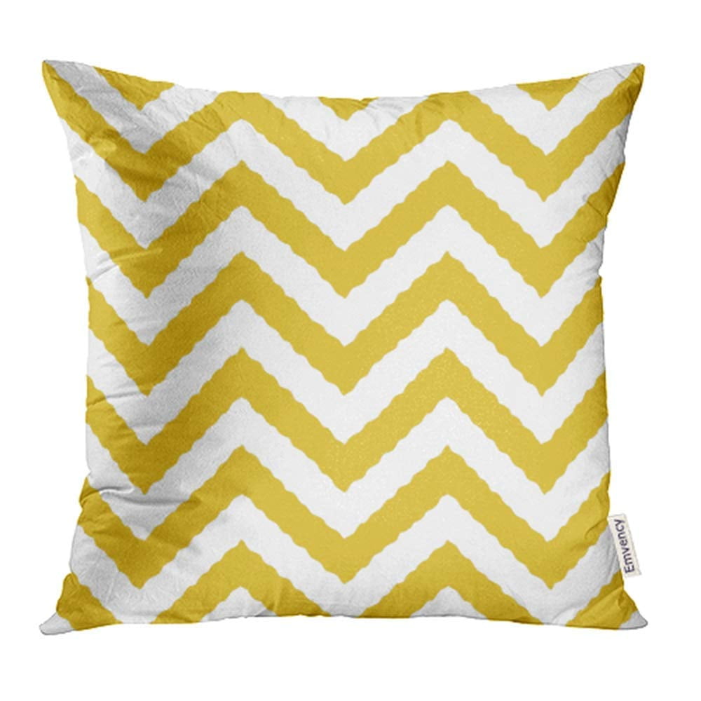 USART Curve Abstract Curved Chevron Pattern Water Wave Zig Zag Pillow