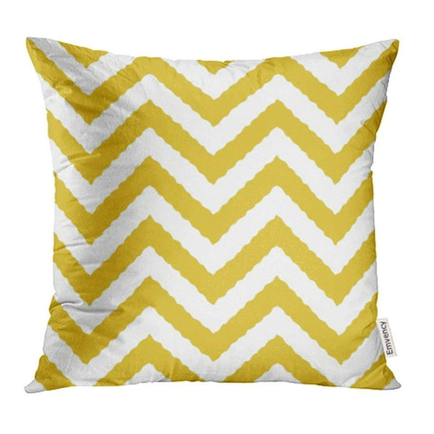 USART Curve Abstract Curved Chevron Pattern Water Wave Zig Zag Pillow