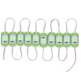 thumbnail image 1 of Juego de 10 Piezas de Luces LED para Cejas de Rueda de Coche, Decoración de Vehículo, Kit de Lámpara de Atmósfera de Pedal de Neumático de Alta Brillo y Moda., 1 of 6