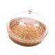 thumbnail image 5 of Cesta de pan artesanal con tapa, organizador de ratán natural, elegante frutero. 35cmx22cm, 5 of 9