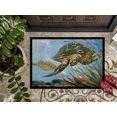 thumbnail image 3 of Carolines Treasures JMK1118MAT Loggerhead Sea Turtle Indoor & Outdoor Mat- 18 x 27 in., 3 of 4